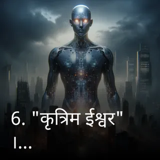 6.    "कृत्रिम  ईश्वर"  ।।