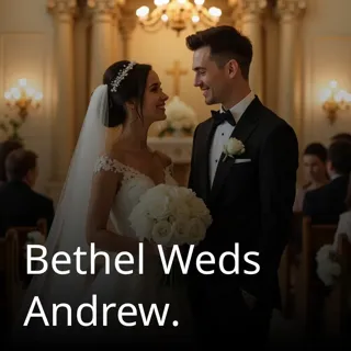 Bethel Weds Andrew. Bethel Weds Andrew.