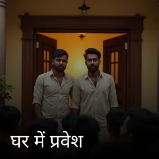 घर में प्रवेश घर में प्रवेश