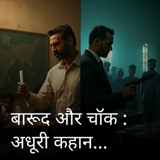 बारूद और चॉक : अधूरी कहानी बारूद और चॉक : अधूरी कहानी