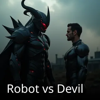 Robot vs Devil Robot vs Devil