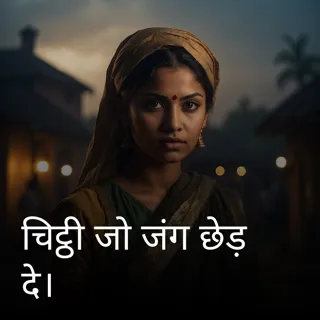 चिट्ठी जो जंग छेड़ दे। चिट्ठी जो जंग छेड़ दे।