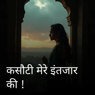 कसौटी मेरे इंतजार की !