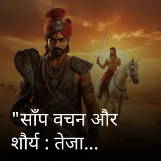 "साँप वचन और शौर्य : तेजाजी की जीवन