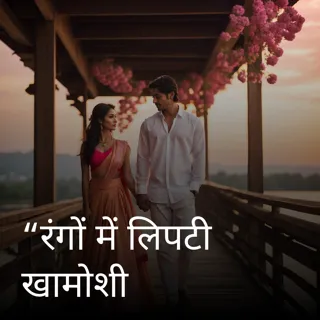 “रंगों में लिपटी खामोशी “रंगों में लिपटी खामोशी
