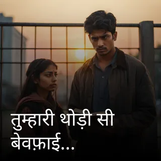 तुम्हारी थोड़ी सी बेवफ़ाई 