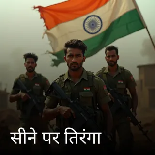 सीने पर तिरंगा