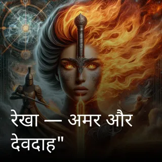 रेखा — अमर और देवदाह" रेखा — अमर और देवदाह"