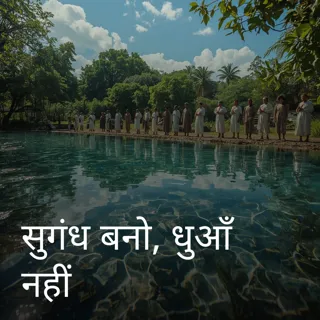 सुगंध बनो, धुआँ नहीं सुगंध बनो, धुआँ नहीं