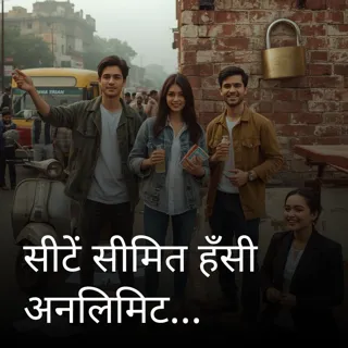 सीटें सीमित हॅंसी अनलिमिटेड 