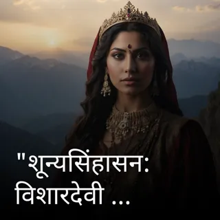 "शून्यसिंहासन: विशारदेवी की कथा" "शून्यसिंहासन: विशारदेवी की कथा"